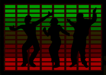 EL T-Shirt Panel Equalizer Sound Activated