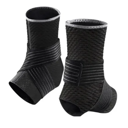 Breathable Neoprene Performance Lace Up Aircast Ankle Brace Ankle Support 3d Compression Sleeve With Strap