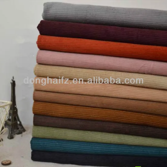 multicolored striped fabric cotton corduroy fabric