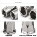 Hex Flat Head Countersunk Head Binding Rivet Nut