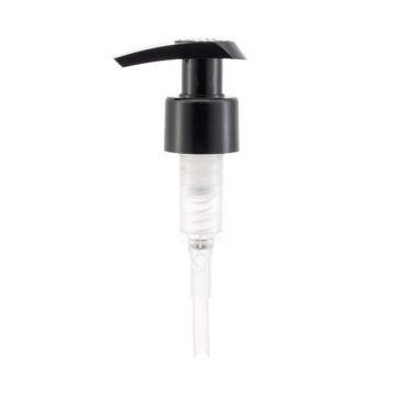 24/410 Black Smooth Lotion Dispenser Pump With Left-Right Lock