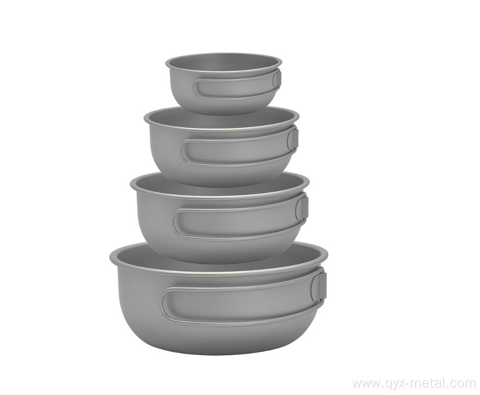 Titanium Cookware Top Quality Outdoor Pot Set
