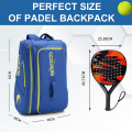 Waterproof PU Leather Padel Paddle Bag Sports Backpack