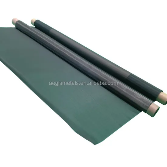 Black Gr1 Titanium Woven Mesh Screen for Sea Water Filter (40-100 Mesh)