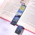 Van Gogh Yıldızlı Gece Ahşap Kitap Ayraçları Seti