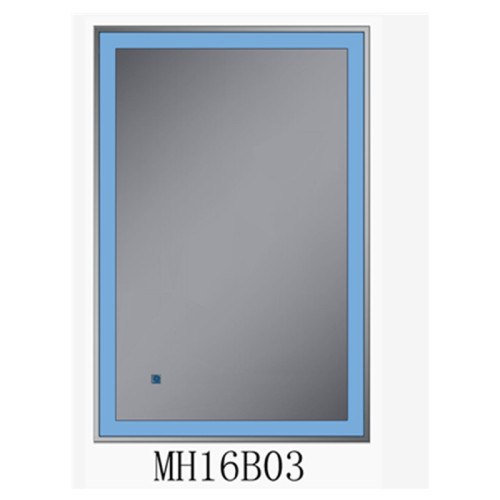 Miroir de salle de bain LED rectangulaire MH16