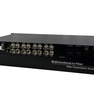 20km FC SDI Fiber Converter with Audio XLR for Broadcasting Fiber Optic System