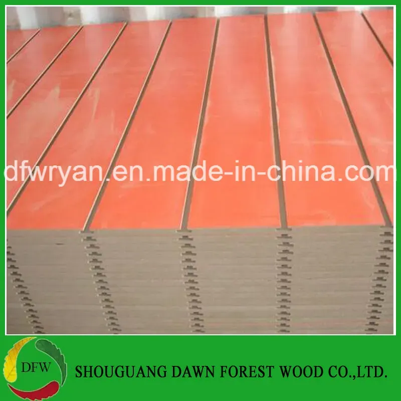 High Glossy Melamine Faced 15/18mm Slot MDF