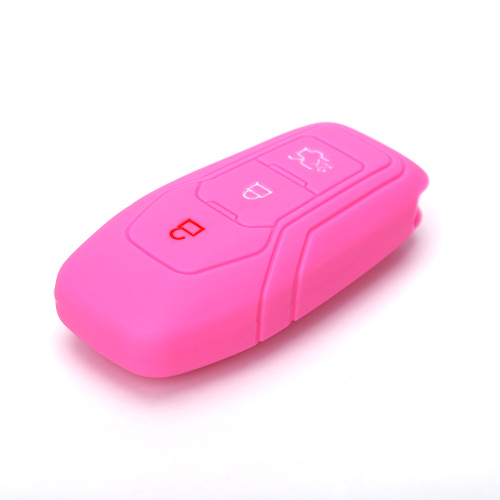 Dmbossed design ford silicone car key holder