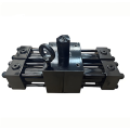 Gear rack swing oil cylinder
