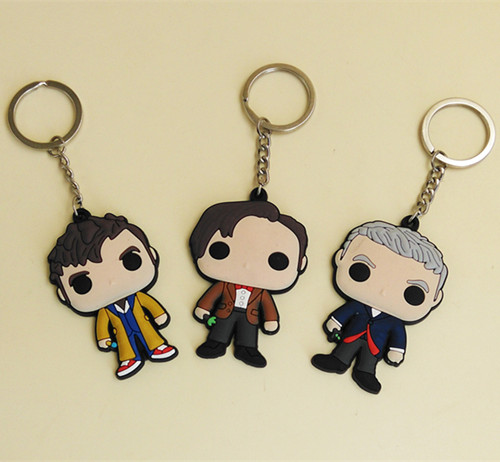 Promotional Cartoon Shape PVC Keyring 3