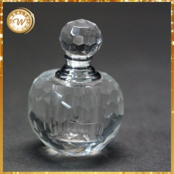 Super quality useful crystal hand made perfume bottle