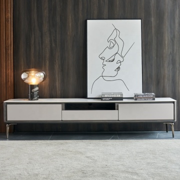 Modern Console Table with Storage Drawers for Living Room Entertainment