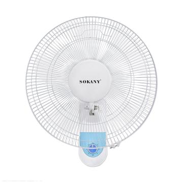 Hot Sale SOKANY19008 Wall Mounted Electric Fan with Timing and Oscillation