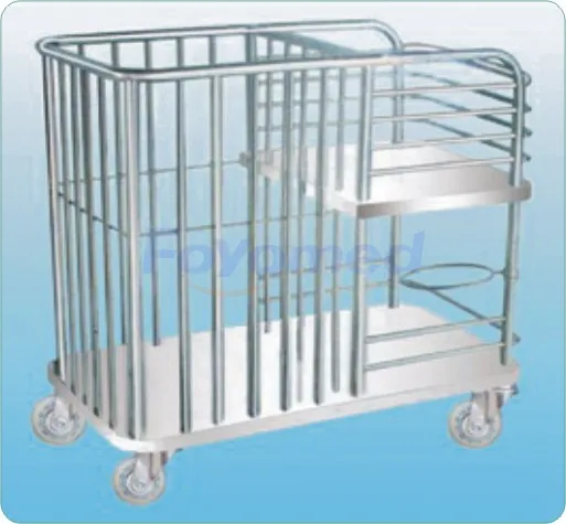 Stainless Steel Bed Nursing Trolley-I Types