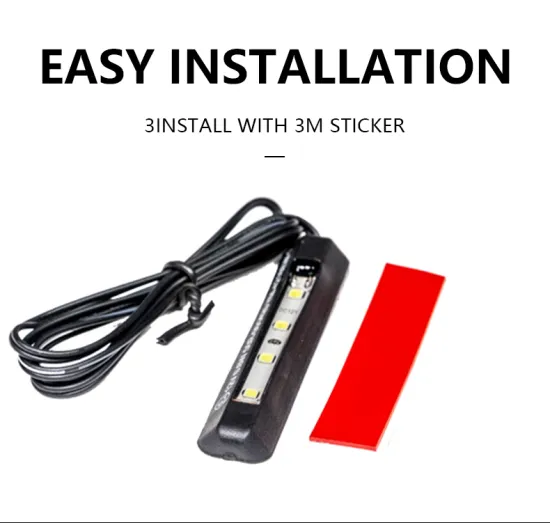 LED Waterproof New License Plate Light For Universal Car Motorcycle bike lamp12V