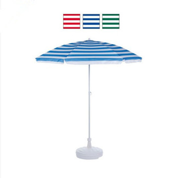 Garden Umbrella Beach Parasol Folding Parasol Sun Shade Summer 6ft 180 Cm Striped