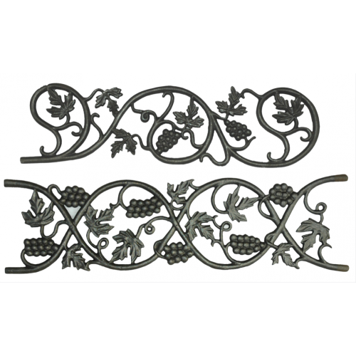 Wrought Iron Railing Decorations Ornamental wrought iron railing components Factory