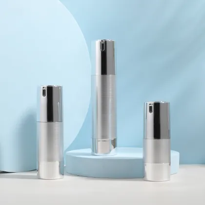 Custom Plastic Vacuum Pump Bottles for Cosmetic Packaging