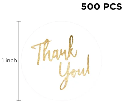 Gold Foil Packaging Label Gold Foil Sticker Label