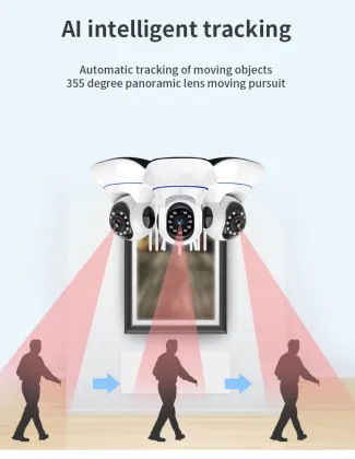 Wireless HD 1080P WIFI Night Vision PTZ Camera