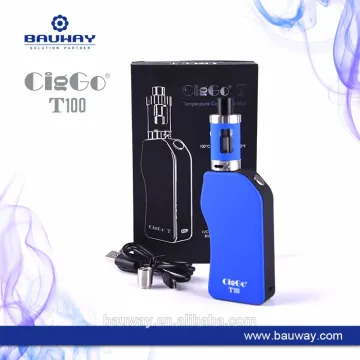 electronic cigarette 100w vape mod CigGo T100 18650 box mod vape mod