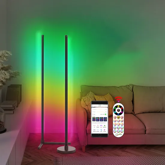 RGB LED Floor Lamp: Smart Corner Light with App Control and Music Sync