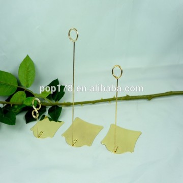 Hign quality desktop snake metal pop restaurant menu card holder
