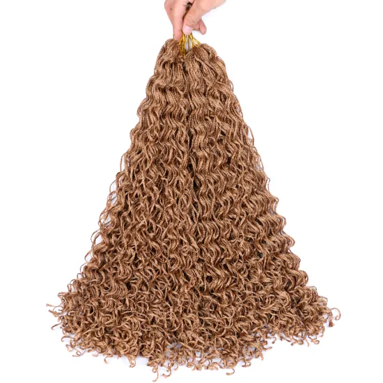 Afro Grey 613 Color Straight Curly Micro Zizi Expression Crochet Synthetic Hair Extensions Goddess Locs Crochet Micro Braids