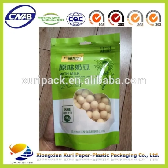 Pure Aluminium Foil silver herbal Tea Stand up foil Aluminum Gold zip lock Bag