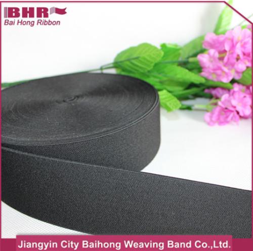 black polyester webbing with high elasticity