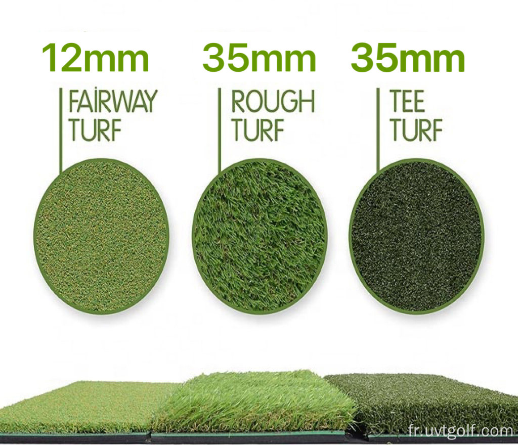 Chipping Training Aids 3 IN-1 Pliable Turf Mat