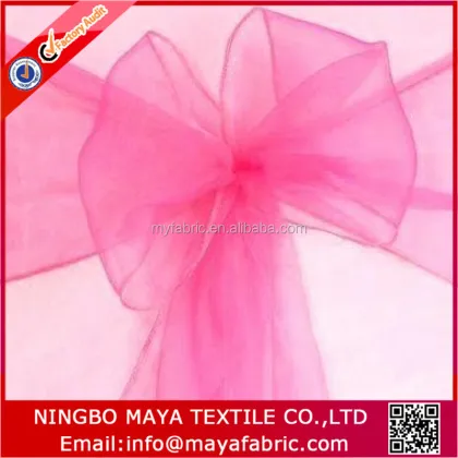 Affordable Gold Organza Chair Sashes for Weddings: Bulk Options Available