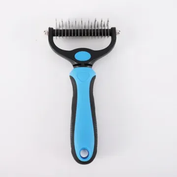 Double Sided Pet Grooming Comb for Cat and Dog Hair Removal