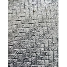 Rolo de couro em relevo de PVC sustentável