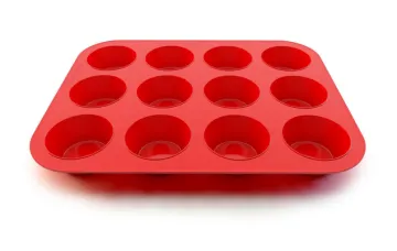 silicone muffin mold and pan 12 cups