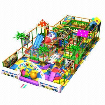 Indoor Playground Equipment, Made of LLDPE, with 30 to 40 Children Capacity