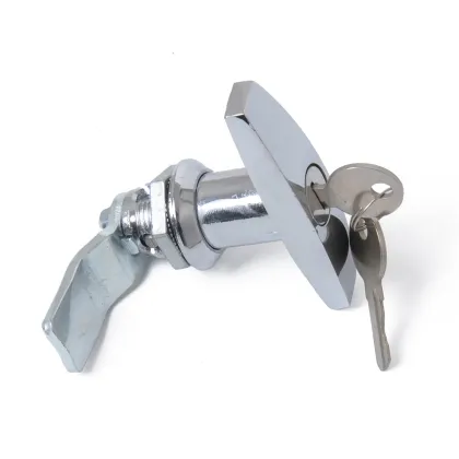 T Handle Lock Zinc Alloy Tool Box Garage Door T Lock for Trailer Caravan Canopy