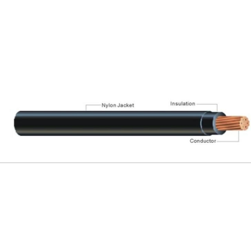 Cable de cobre del filamento de nylon de 600V 12AWG THHN