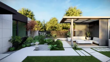 Stylish Retractable Metal Pergola: Outdoor Bliss
