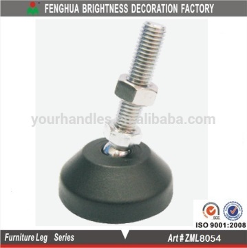 M10 x 50 Thread Screw On Type Plastic Leveling Feet Mount