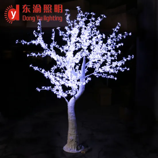 DongYu White trunk simulation cool white light cherry blossom tree