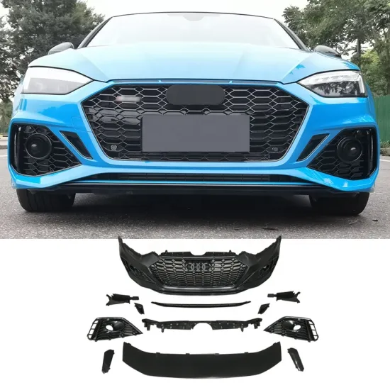 Bodykit Upgrade: Audi A5/S5 to RS5 Front Bumper with Honeycomb Mesh Grill (2021-2023)