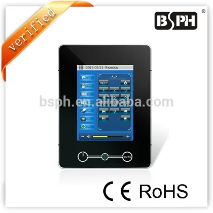 Smart Home Audio Systems Room Keypad Controller, iPhone size screen,