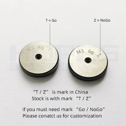 Metric 6g M20-M100 Go NoGo Thread Ring Gauge