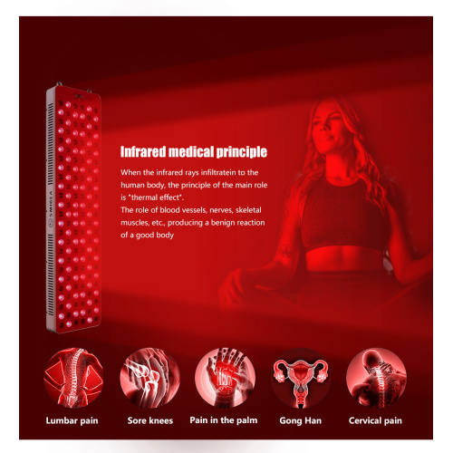 750W Metal 660nm 850nm red therapy light for Spa GYM