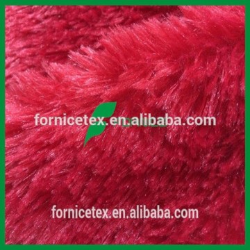 China manufacturer long hair plush faux fur fabric