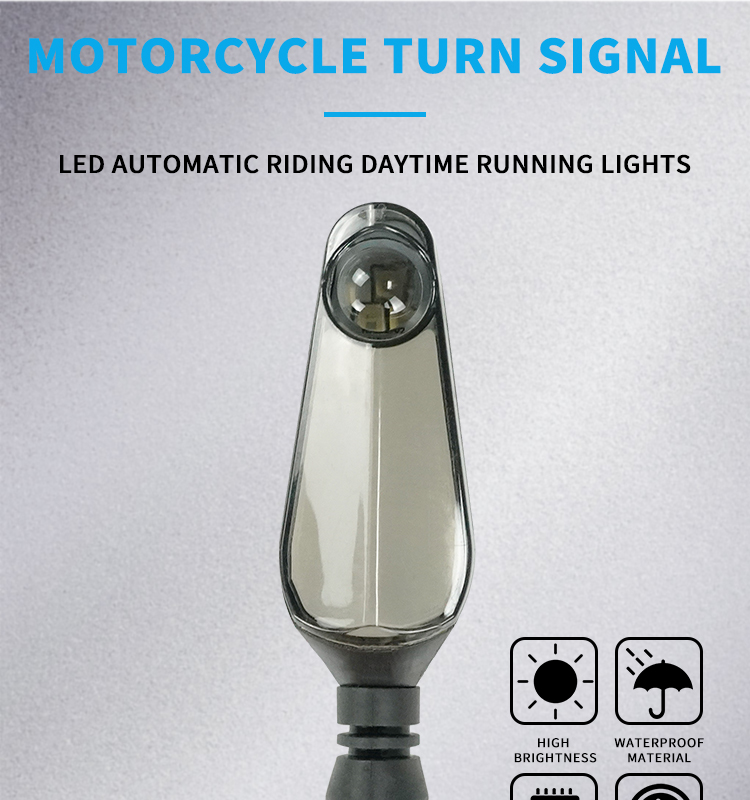 Motorcycle turn signal light