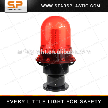 ULTRA BRIGHT LED / MONOCRYSTALLINE SOLAR AVIATION OBSTRUCTION WARNING LIGHT