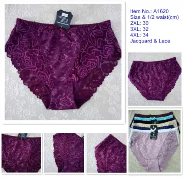 OEM wholesale stylish white women underwear sexy plus size lace cotton fancy panty A1620